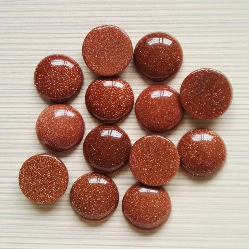 Золотистый песок 20 мм шт. искусственный камень высококачественный кабошон без