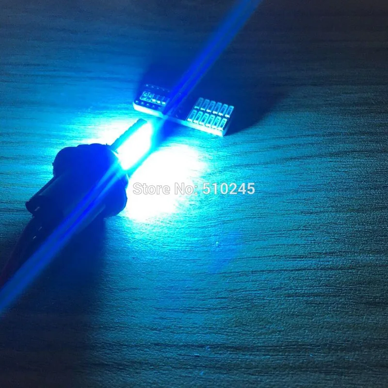 4 шт./лот без полярности Canbus T10 Светодиодные лампы 4014SMD 24 leds внутренний свет 194 168 W5W