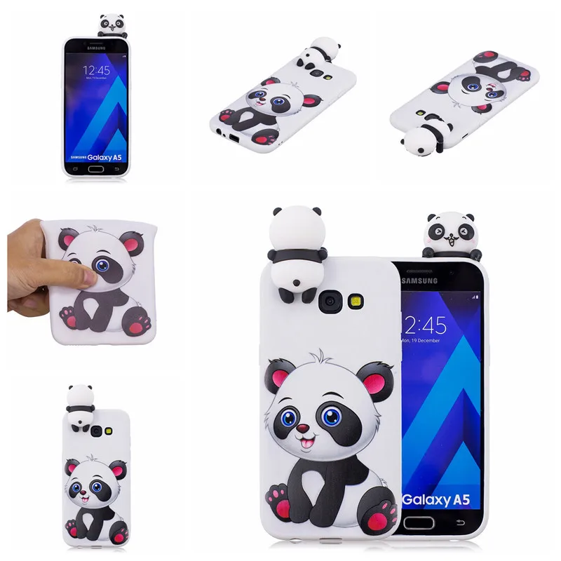 Чехол для телефона s для Fundas samsung Galaxy A3 чехол из мягкого ТПУ, конфетный цвет, мультяшная задняя крышка для Coque samsung A5 A7 чехол