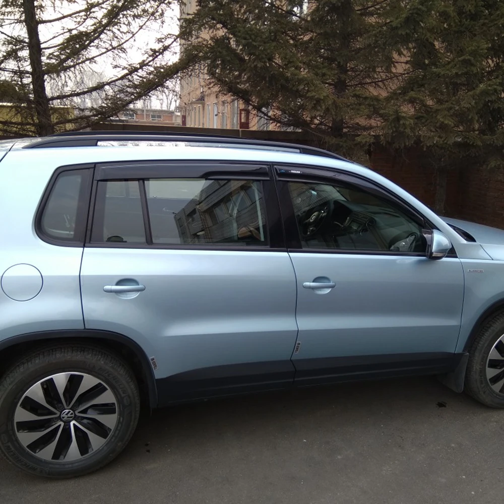 MONTFORD для Volkswagon VW Tiguan 2010- оконный козырек вентиляционный тент Дождь Защита от солнца защита от ветра дефлекторы тенты укрытия крышка 4 шт