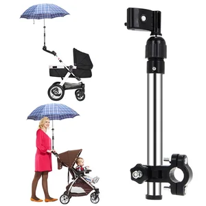 Useful Adjustable Umbrella Stretch Stand Holder Plastic Stroller Accessory Baby Stroller Pram Umbrel in USA (United States)