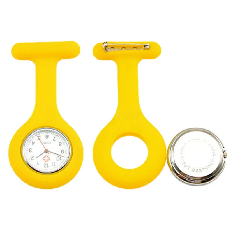 New Cute Silicone Nurse Watch Brooch Fob Pocket Tunic Quartz Movement N76Y smt 89 | Наручные часы