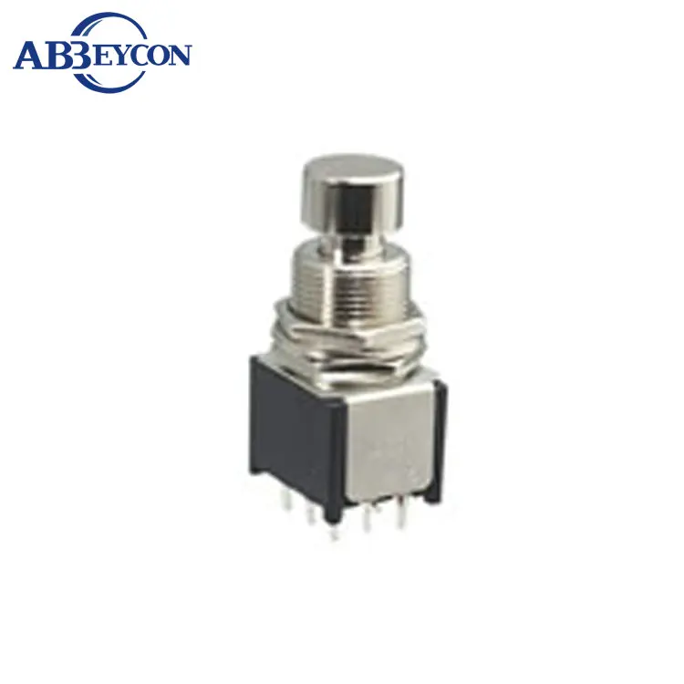 NS224 PBS 24 312SP 9 pin ON (ON) 3PDT Мгновенный кнопочный переключатель|pin switch|pin pinpin push |