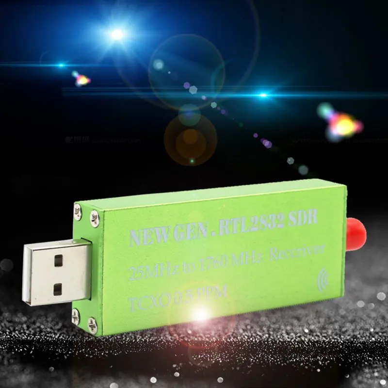 RTL-SDR премиум USB радиоприемник RTL2832 АЦП чип 0,5 PPM TCXO, SMA F разъем SMA антенна