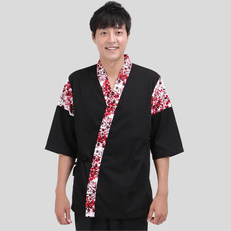 Лидер продаж мужская форма для шеф повара в японском Корейском стиле средний