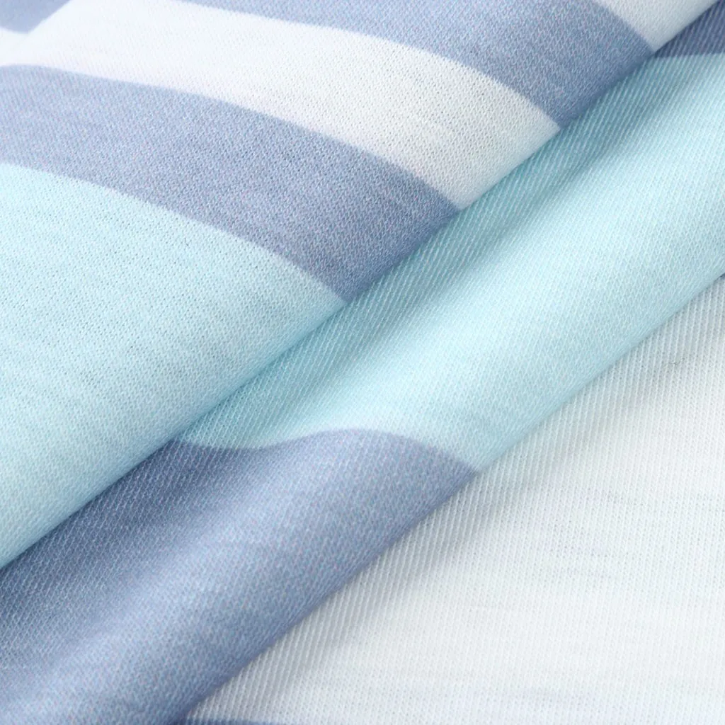 Женское хлопковое платье для беременных удобное Полосатое без рукавов с принтом