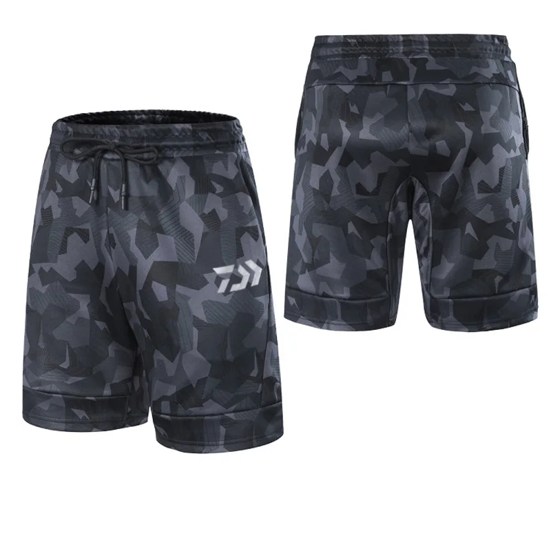 2019 Dawa Summer Short Fishing Trousers Camouflage Outdoor Pants Breathable Shorts Quick drying Sports Britches | Спорт и
