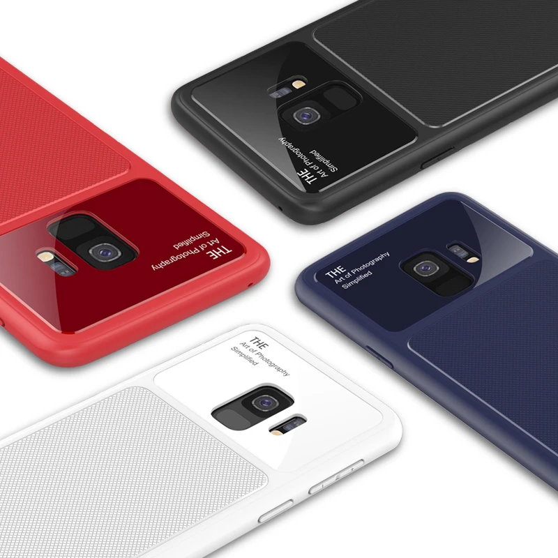 Для samsung Galaxy S9/S9 Plus Новые поступления Мягкие ТПУ закаленное Стекло телефона