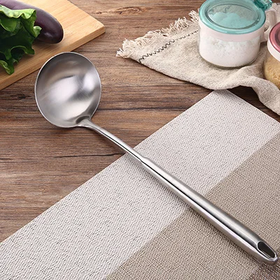 Soup Spoon GLANYOMI набор посуды из нержавеющей стали лопатка Тернер суповая ложка металлическая кулинарная лопатка инструменты подарочная посуда кухонные гаджеты аксессуары - Цвет: Soup Spoon