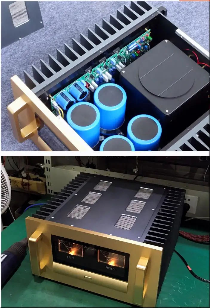 Усилитель мощности Super drive готовый A7 VU измерительный усилитель 400 Вт MOSFET стерео HiFi
