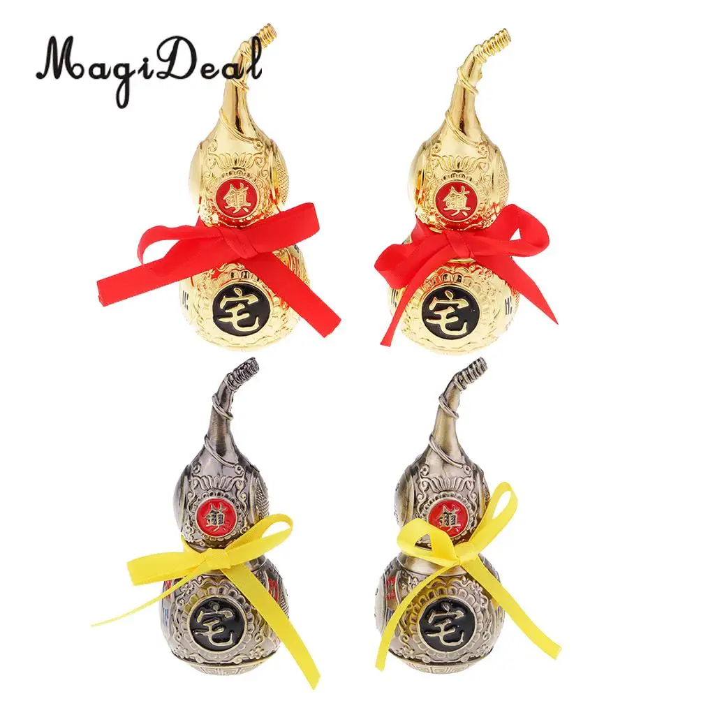 MagiDeal винтажный китайский Fengshui Wu Lou Hu Lu Gourd амулет металлические поделки аксессуар
