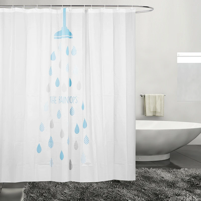 3 цвета утолщенная Водонепроницаемая занавеска для душа ванной комнаты