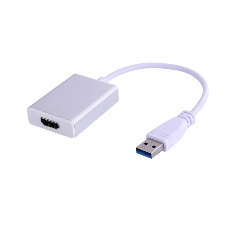Универсальный портативный адаптер для видеокабеля USB 3 0 в HDMI HD 1080P конвертер ПК