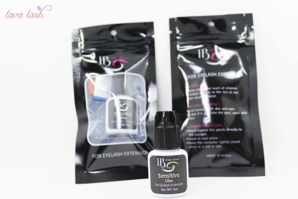 i-beauty ibeauty 1 бутылка IB чувствительный клей Профессиональный индивидуальный клей для наращивания ресниц Черная крышка 5 мл/бутылка
