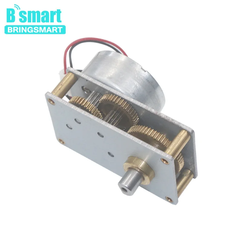 Bringsmart ZB4124 300 мини мотор с редуктором постоянного тока 6 в 27 дюймов миниатюрный