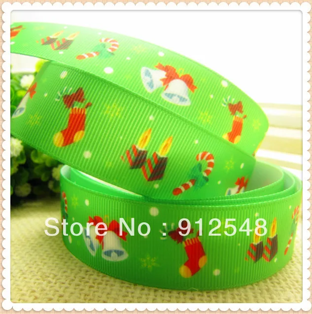 2013 Рождество Новое поступление Бесплатная доставка 1 ''(25 мм) Печать grosgrain ленты