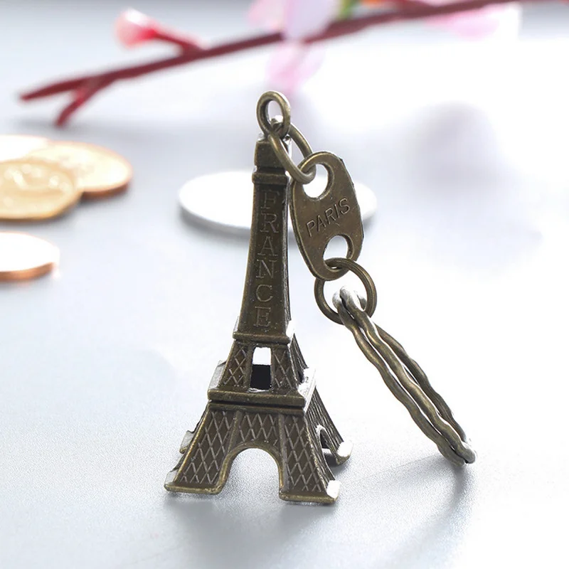 

Vintage Eiffel Tower Keychain / Tower pendant key ring gifts Fashion Gold Sliver Bronze Copper Romantic Gifts