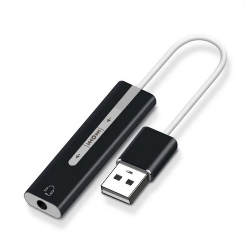 2 в 1 USB внешняя звуковая карта на 3 5 мм стерео джек гарнитура Аудио Адаптер Новое