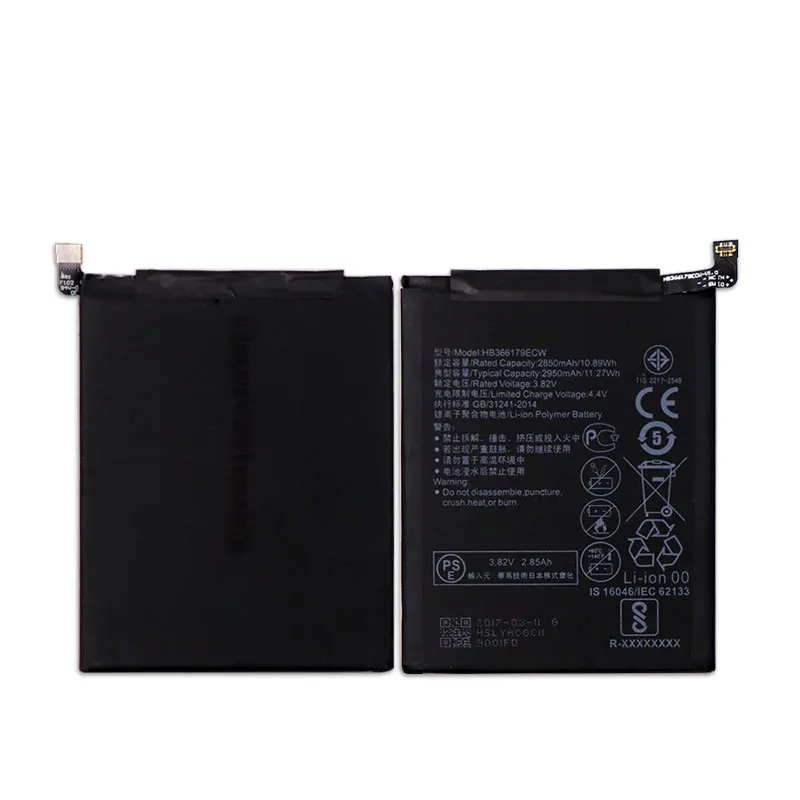 Аккумулятор HB366179ECW для HUAWEI Nova 2 CAZ-AL10 CAZ-TL00 аккумулятор 2950 мАч + Бесплатные