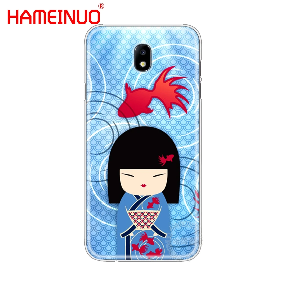 HAMEINUO kawaii Japanese Kokeshi Doll чехол для телефона Samsung Galaxy J3 J5 J7 2017 J527 J727 J327 Prime J330 J530 J730 PRO|case