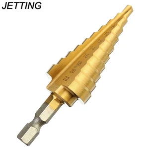 Сверло Коническое быстрорежущее с титановым покрытием, 4-22 мм, 1 шт.