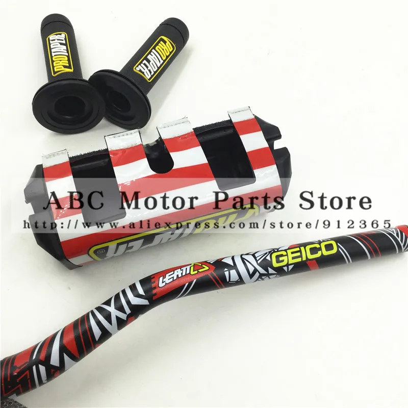 Накладки на Руль рукоятки Fat Bar 1-1/" GEICO Pack Dirt Bike Мотокросс Fat MX алюминиевый гоночный руль для PROTAPER KTM