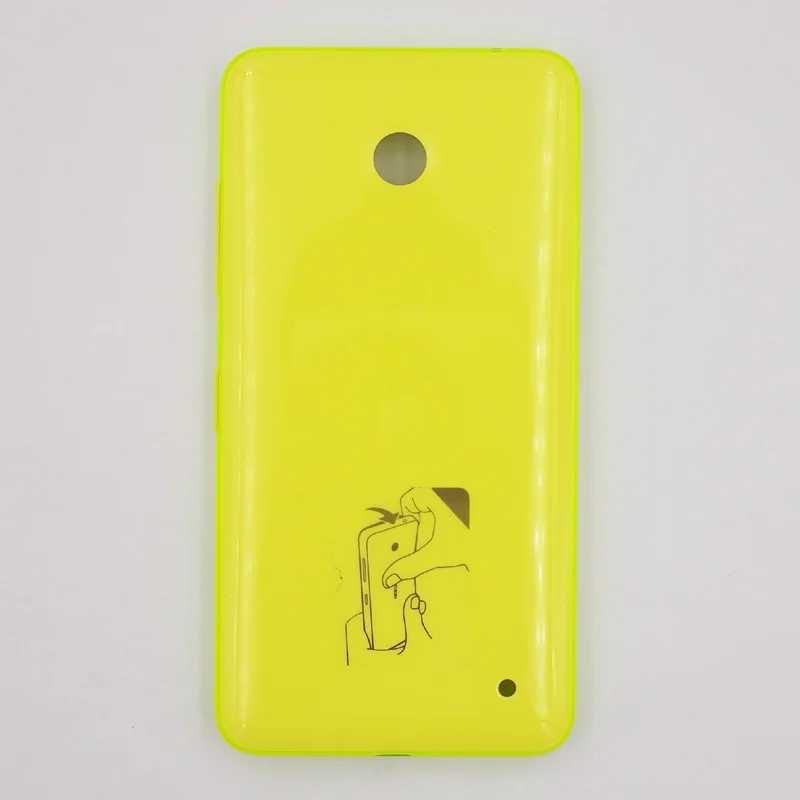 Новая цветная Крышка батарейного отсека BaanSam задняя крышка корпуса для Nokia Lumia 630