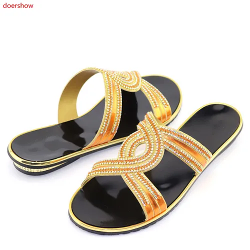 doershow 2018 New Fashion African Pumps Shoe Summer High Heels Quality Sandals red Color !SFF1-2 | Обувь