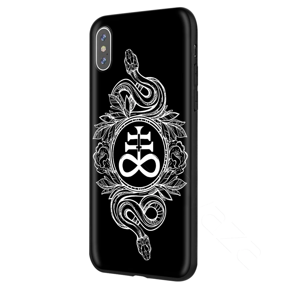 1 Чехол Lavaza Pentagram 666 Demonic Satanic для iPhone 11 Pro XS Max XR X 8 7 6 6S Plus 5 5S se - Цвет: 1