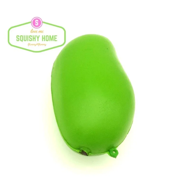 Kuutti Squishy 1 шт. прекрасный 13 см мягкий delicious Kawaii зеленый манго фрукты медленно