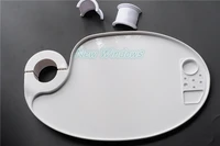 new 1set dental plastic post mounted tray table chair accessories