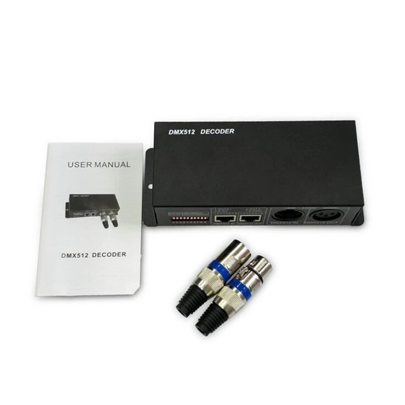 Wonlukiy 10 шт./лот 3CH/4CH DC12 24V RGBW DMX светодиодный Управление RGB DMX512 декодер 3/4 канал * 8A