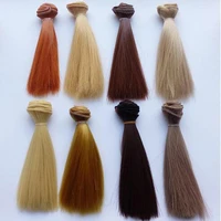 10pcslot hot 47colors straight hair doll accessories bjd doll hair wigs diy