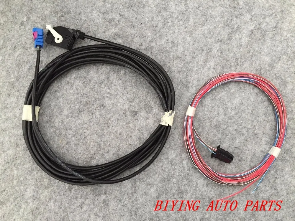 Кабель для камеры заднего вида RCD510 RNS510 RNS315 JETTA MK6 RGB|rear camera view|reversing cablercd510 rgb |