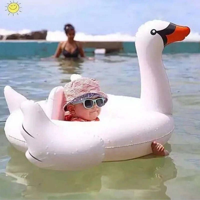 

Beach Inflatable Flamingo Pool Float Circle Mattress Swan Swim Ring Seat Boat Raft Summer Water Fun Children Toys