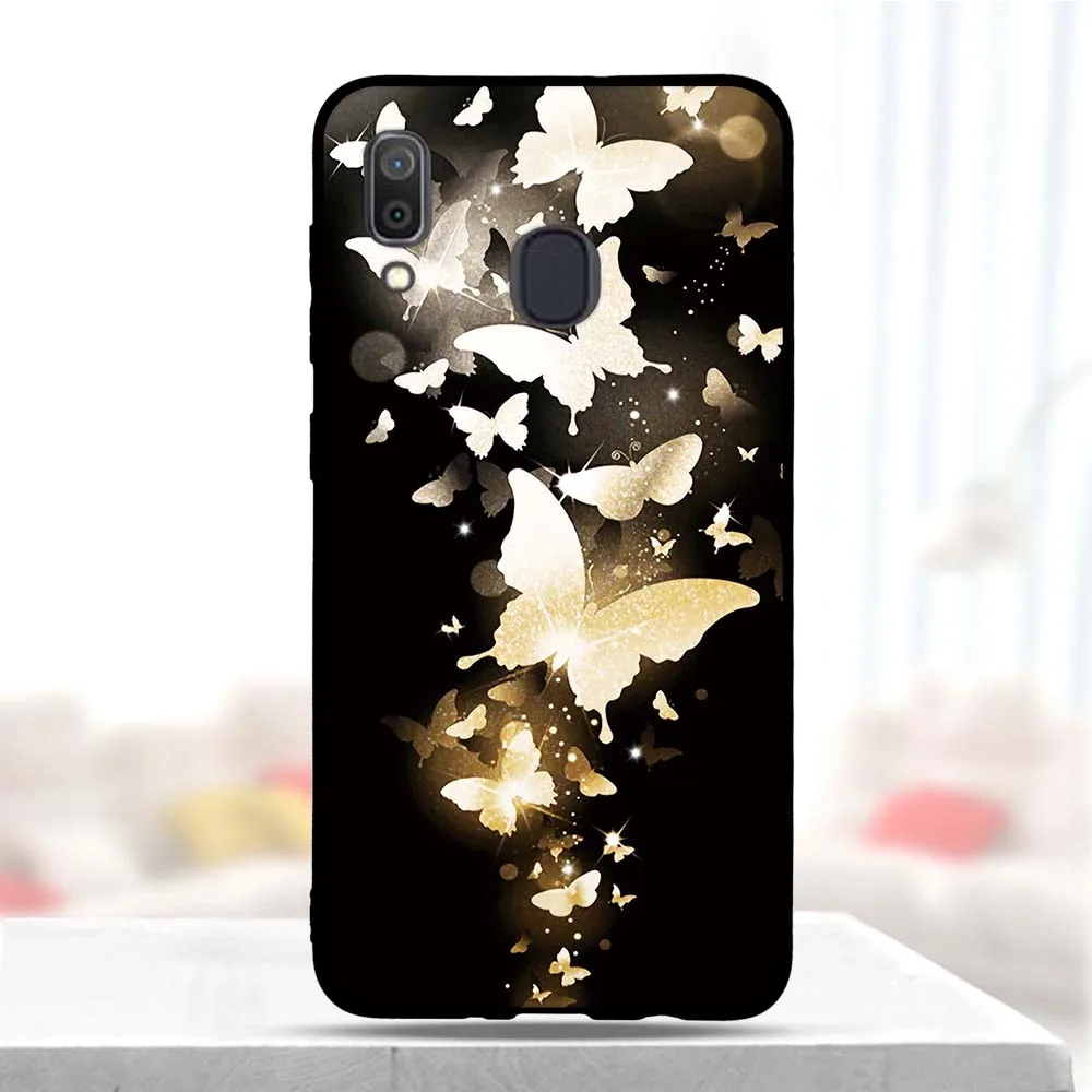 Чехол для Samsung Galaxy A30 силиконовый мягкий ТПУ защитный чехол телефона A305F A305 A 30 SM A20