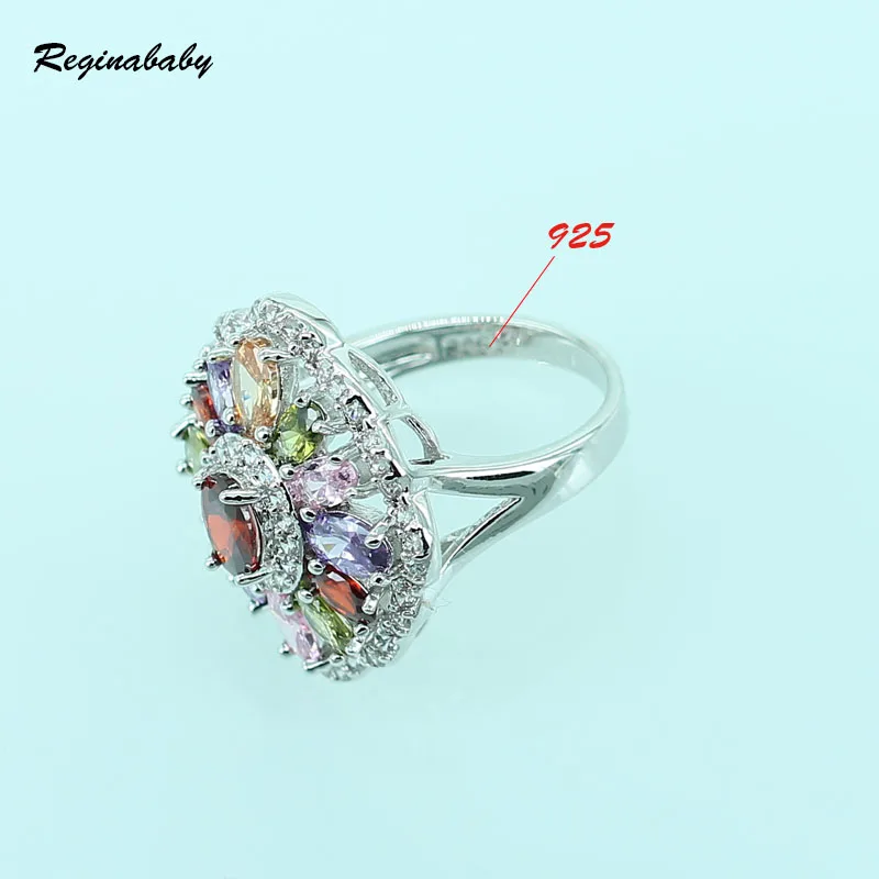 Reginababy 925 логотип multi Ювелирные наборы для Для женщин Серебряный цвет наложение