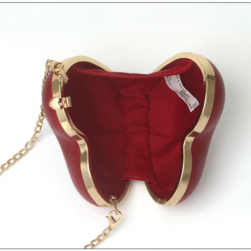 Новинка 2020 модная женская сумка мессенджер в форме персикового сердца красного