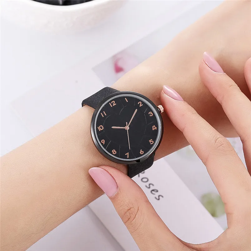 Кварцевые часы 2019 повседневные женские Аналоговые с круглым циферблатом H2 |