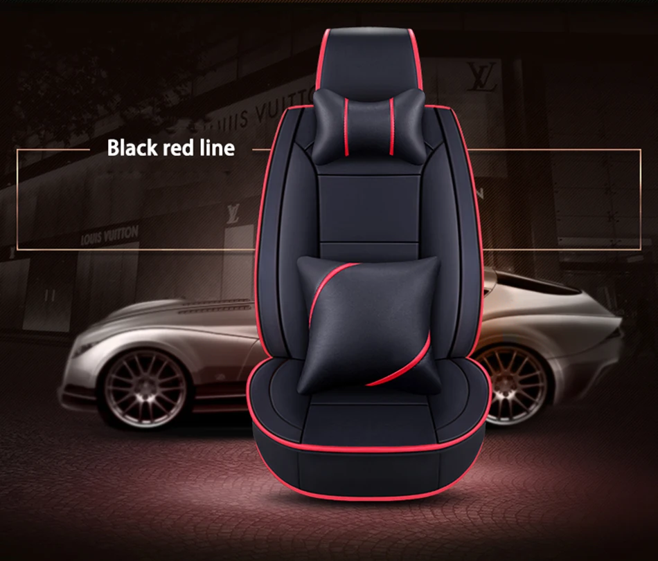 Новые универсальные кожаные подушки для автомобильных сидений для Opel Astra h j gmokka insignia mokka corsa ampera роскошные чехлы для сидений автомобилей