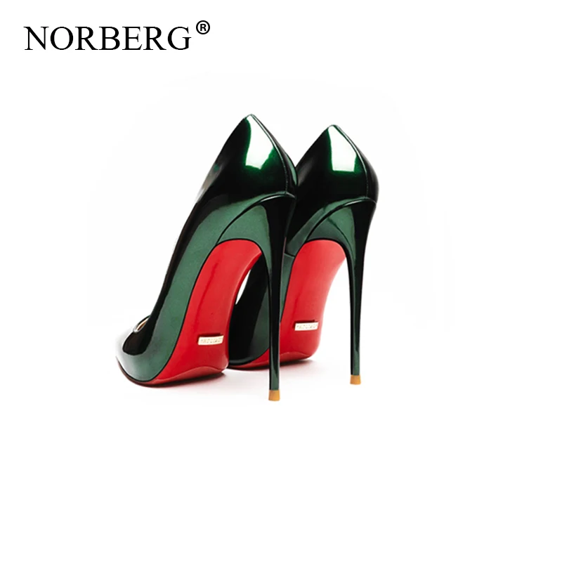 Туфли лодочки женские на высоком каблуке 12 см пикантные кожаные свадебные туфли