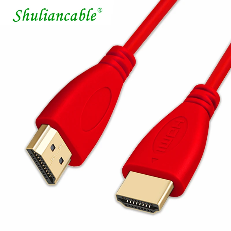 Shuliancable hdmi-hdmi Кабель hdmi 1,4 3D 1080p кабель hdmi для HD tv lcd ноутбука PS3/4 проектор компьютерный кабель 1m1. 5m2m3m5m
