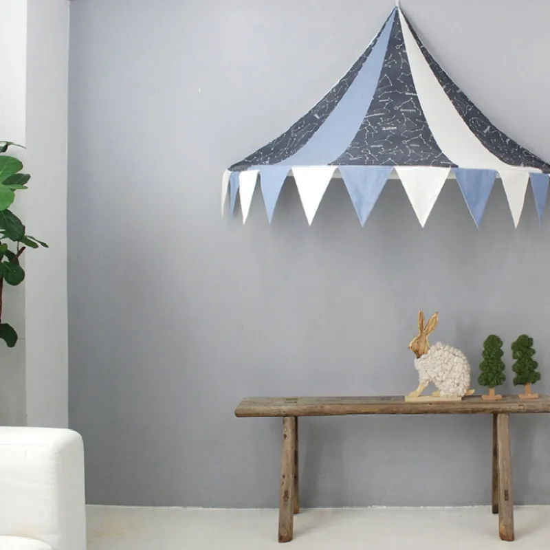 Детская комната Декор Wigwam детская игровая палатка хлопок Tipi дом для детей навес