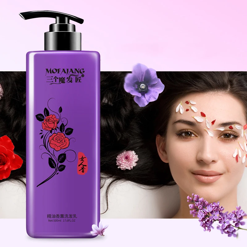 

MOFAJANG Professional Essential Oil Aromatherapy Hair Shampoo Oil Control Anti-Dandruff Damaged Repair Hair Care Products 500ML