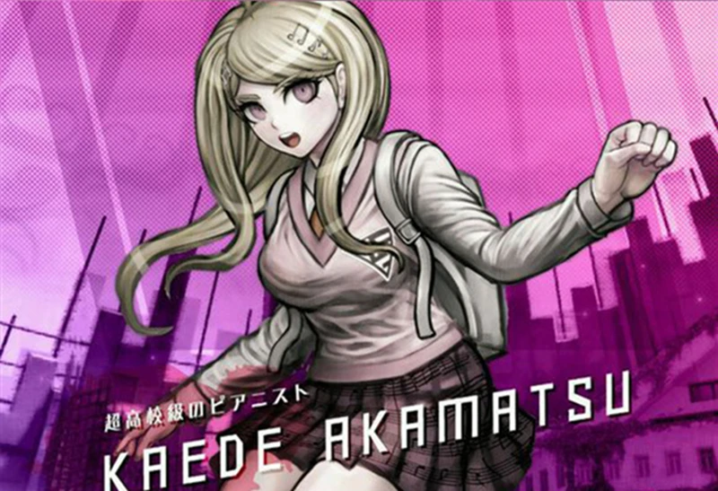 Аниме Danganronpa V3 Akamatsu kaede униформа косплей костюм для Хэллоуина вечеринки
