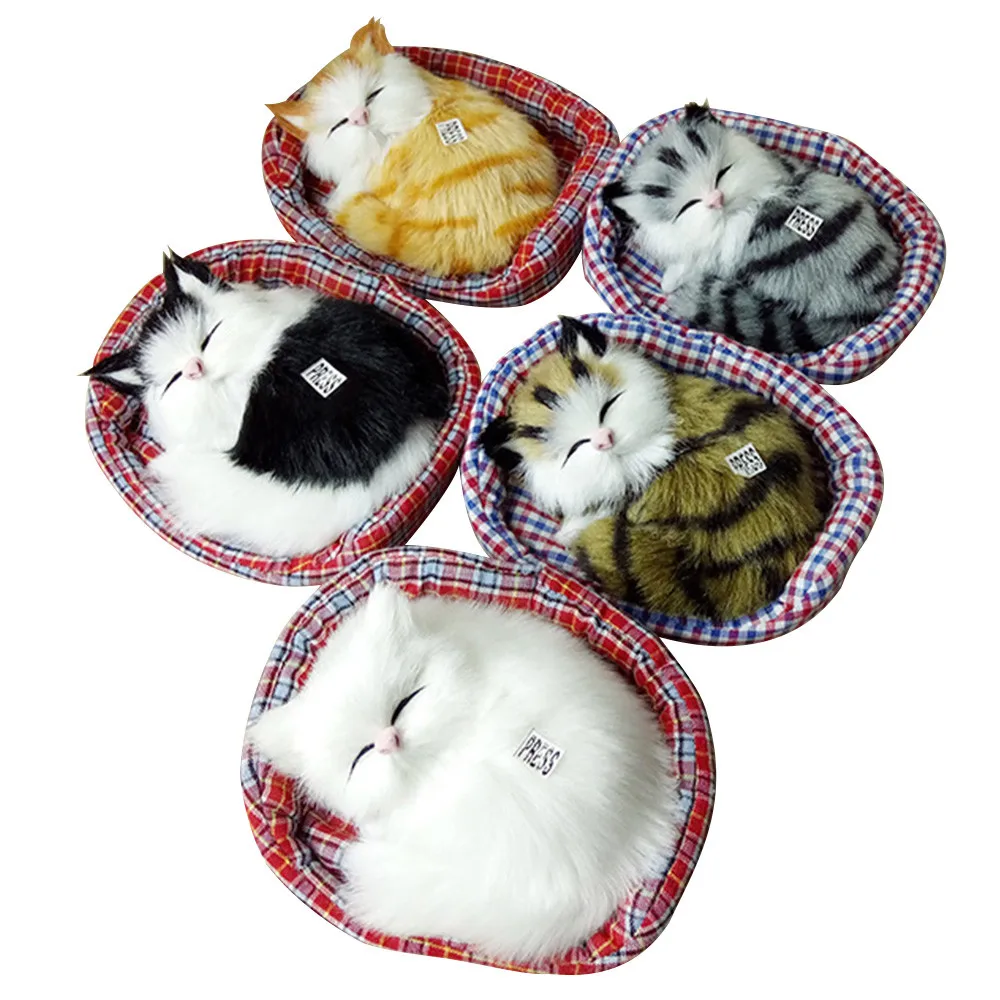 Высокое качество милые плюшевые игрушки для кошек мягкие животных куклы мини