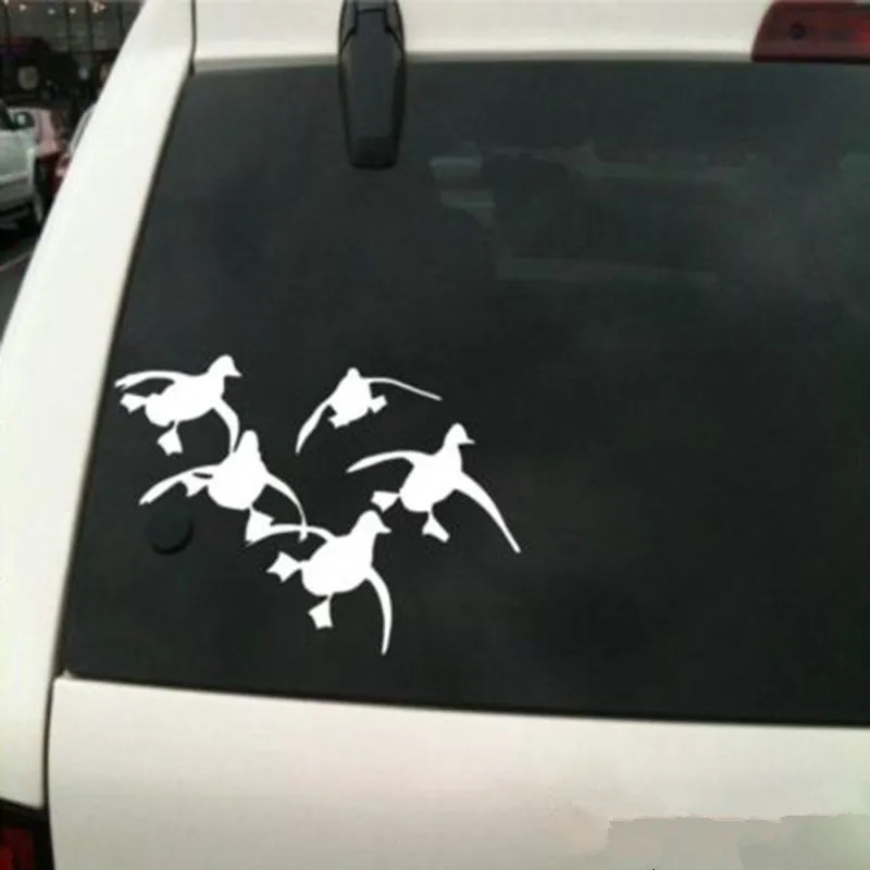 Виниловые наклейки для автомобиля с милыми летящими утками| |
