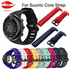 Браслет на открытом воздухе спортивные силиконовые часы ремешок для Suunto Core ремешок для часов Смарт часы Замена ТПУ ремешок аксессуары