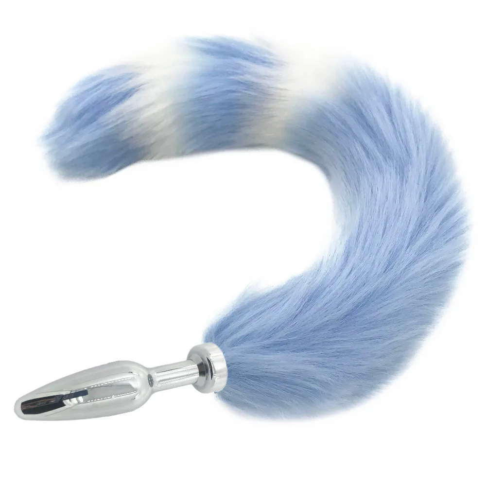 Anal Butt Plug Silicone Stopper Smooth Anus Toy with Faux Fox Tail Cosplay Accessories Crawls Paws | Красота и здоровье