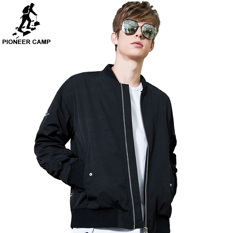 Pioneer Camp Весенняя новинка мужская куртка на молнии повседневная Уличная одежда в